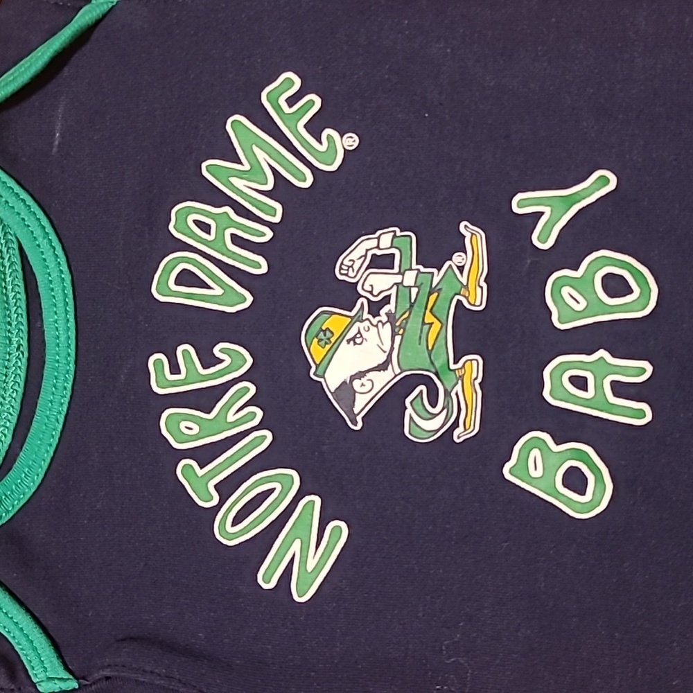 Notre Dame Baby Navy Blue One Piece - 6/9 Months - Picture 3 of 7